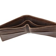 * RFID protection
 * Accommodates 16 cards with 2 cards per slot
 * Premium, top-quality leather Brown Business Wallet With Coin Pocket, Brown Wallet With Coin Pocket For Business, Brown Rfid Blocking Card Holder For Business, Brown Bifold Wallet For Daily Use, Brown Wallets With Interior Card Slots For Daily Use, Vintage Brown Bifold Wallet For Daily Use, Brown Leather-lined Wallet For Travel, Travel Wallets With Leather Lining In Brown, Travel Wallet With Leather Lining In Brown