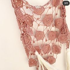 This Shawl In Brand New. Handmade In Peru. It Is One Size. Very Anthropologie Esk. Garment Factory, Side Jobs, Shrug Sweater, Crochet Shawl, Peru, Pink White, Shawl, Anthropologie, Sweaters For Women