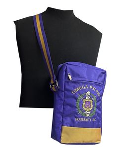 ★ OMEGA PSI PHI SHOULDER STRAP BAG ● Color: Royal Purple ● Material: Polyester ● Country of Origin: India ● Size: Medium Size ● Strap: Adjustable ●Ideal for: Men 》 This Stylish two-tone Shoulder Bag has embroidered organization shield on front. > Made of Water Resistant and Durable Polyester Fabric with metal zippers. > Smart charging for your travel. > Large capacity for your convenience. > This professional slim backpack waterproof, made of durable polyester fabric with smooth metal zippers. > Comfortable and breathable sponge mesh design of the back and straps, meaning it's more comfortable carrying a heavy load, relieves the stress of your shoulder. > Offering your back plenty of cushioned comfort. > Ensure a secure & long-lasting usage everyday & weekend. > Serve you well as professio Travel Crossbody Bag With Embroidered Logo, Travel Crossbody Shoulder Bag With Embroidered Logo, Slim Backpack, Omega Psi Phi, Backpack Waterproof, Side Bag, Shoulder Strap Bag, Strap Bag, Side Bags