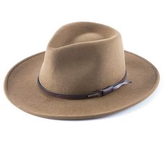 Stetson+Outdoor+Brown+Bozeman+Hat Classic Adjustable Fedora For Town, Classic Adjustable Fedora, Classic Brown Flat Brim Felt Hat, Classic Adjustable Hats For Fall, Country Style Solid Color Fedora With Flat Brim, Classic Adjustable Hat For Fall, Fitted Country Style Felt Hat For Outdoor, Country Style Fedora With Flat Brim, Country Style Curved Brim Felt Hat For Riding