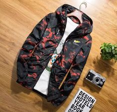 Material: Polyester Lover Jacket, Mens Hoodies Casual, Camouflage Coat, Mens Hoodies, Hot Spring, Brand Clothing, Summer Patterns, Guinea Bissau, Casual Jacket