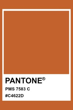 pantone's orange color is shown in this image