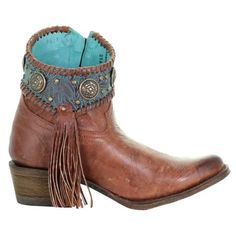 Combining western style with mainstream details gives Corral amazing results. The Emma features concho and fringe details, western filigree. Emma has a round toe unique color palette that gives the shoe a beauty that stands alone. Size: 8 B US.  Color: Brown.  Gender: female.  Age Group: adult. Western Boots With Tassels For Fall, Western Style Boots With Tassels For Fall, Bohemian Moto Boots For Festival In Fall, Western Boots With Tassels For Festival, Western Festival Boots With Tassels, Bohemian Boots For Rodeo In Fall, Bohemian Boots For Ranch In Fall, Bohemian Rodeo Boots For Fall, Bohemian Rodeo Fall Boots