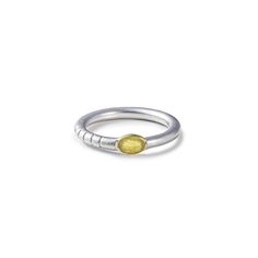 A minimalist maverick ring by German Kabirski—a contemporary piece that represents simplicity and elegance. The band, crafted from 925 Fine Silver, is plated with pristine White Rhodium for a timeless touch. The cast, fashioned from solid 9K Gold, cradles a natural yellow sapphire in an oval cut, 4x6 mm. This designer piece is more than just jewelry; it's a reflection of refined style and authenticity. Wear it alone for a classic statement or pair it creatively with other rings for a personalize Modern Adjustable Ring With Smooth Bezel, Modern Sterling Silver Stackable Rings With Round Band, Sterling Silver Rings With Tension Setting For Everyday, Minimalist Everyday Gemstone Rings, Modern Everyday Rings With Bezel Setting, Modern Everyday Rings With Tension Setting, Modern Sterling Silver Stackable Rings With Tension Setting, Modern Rings With Tension Setting For Everyday, Modern Oval White Gold Stackable Rings