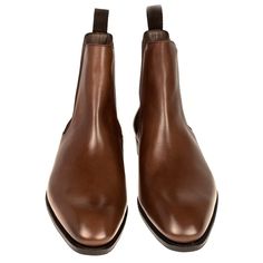 CHELSEA BOOTS IN BROWN VEGANO Shell Cordovan Shoes, Mens Chelsea Boots, Cordovan Shoes, Brown Chelsea Boots, Chelsea Boots Men, Real Men, Women Oxford Shoes, Handmade Shoes, Womens Oxfords