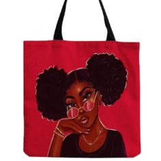 She's Beautful, Fun And Bright Fabric Tote With Very Slight Sheen. Sturdy Black Canvas Straps. Use As An Every Day Tote, Beach Bag Or Even A Reusable Shopping Bag Apx Measures: 15 In X 15 In With 11.7 In Strap Drop. African. Ethnic.. Brown Girls. Black Girl Love. Teens. College. High School Bags. Book Bags. Traditional. Recycle Sustainable. Bright Pattern Hobo. Reusable Shopping Bag. Naya Tote Trendy Canvas Bag For Vacation, Casual Red Canvas Bag, Casual Red Canvas School Bag, Trendy Rectangular Beach Bag, Red Trendy Canvas Bag For School, Trendy Black Canvas Bag For Summer, Trendy Red Beach Bag With Large Capacity, Trendy Red Canvas Shoulder Bag, Cute Red Bags With Large Capacity