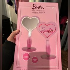 Impressions Vanity Hand Held Barbie Mirror With Stand Brand New Never Used Do Not Need It Anymore Open To Offers. Barbie Mirror, Barbie Vanity, House Bunny, Impressions Vanity, Makeup Accesories, Mirror Color, Friend Goals, Best Friend Goals, Room Inspiration Bedroom