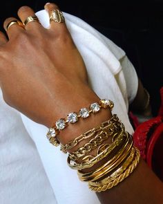 24K gold filled bracelet Classy Bracelets, Chill Style, Dope Jewelry Accessories, Classy Lady, Jewelry Aesthetic, Trending Necklaces, Dope Jewelry, Jewelry Essentials, Classy Jewelry