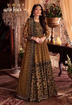 New! Original Asim Jofa Vasl Collection Pakistani Designer Clothing Wedding Wear was just added to eBay. Check it out! #eBay #eBaySeller Chiffon Anarkali, Modest Girl, Semi Formal Wear, Asim Jofa, Chiffon Collection, Embroidered Chiffon, Jamdani Saree, Pakistani Dress, Embroidered Dupatta