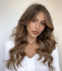 Kendal Hair, Katie Kugis, Hair 2022, Formal Hair, Brown Hair Balayage, Light Hair Color, Long Hair With Bangs