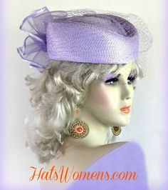 Ivory Pillbox Hat, White Pillbox Hat, Pink Pillbox Hat, Special Occasion Hats, Church Lady Hats, Veil Dress, Veiled Hats, Face Veil, Occasion Hats