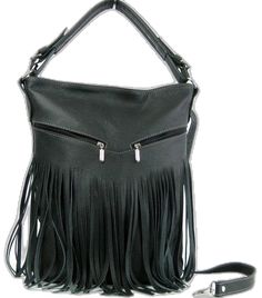 Fringe Bags, Hobo Bags, Handbag Leather, Leather Hobo Bag, Leather Fringe, Leather Hobo, Large Tote, High Quality Leather, Leather Top