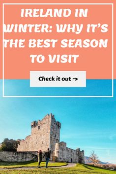 People in front of a castle in Ireland Aesthetic Ireland