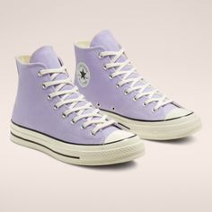 ** Item Specification ** Shoes: Authentic Converse  Size: US 3~13 (220mm~305mm)  Color: Violet Authentic New Shoes / Shoe Box / Official Tag    SHIPPING  ·         All orders will be shipped to world wide using expedited shipping courier such as FedEx and DHL. ·         We ship your orders almost within 2 business days after the payment. ·          Please confirm your address is correct.            Due to eBay's policy, it's hard to change the address after the purchase. .        RETURNS · Mode Converse, Purple Converse, Shoe Converse, Cute Converse, High Top Shoe, Converse Chuck 70, Purple Shoes, Hype Shoes, Chuck 70