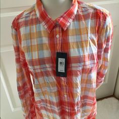 Tommy Hlfger Button Up Sport Shirt Size Xl New Wth Tag New Wth Tag Original Price $59.99 Now $45.00 Material 100% Cotton. Available Sizes Xl, Xxl.Dimention Xl Length 28” Arm Pit To Arm Pit 22”Made In Srilanka. Classic Relaxed Fit Tommy Hilfiger Shirt, Tommy Hilfiger Casual Button-up Shirt, Tommy Hilfiger Relaxed Fit Summer Shirt, Fitted Casual Tommy Hilfiger Shirt, Tommy Hilfiger Fitted Casual Shirt, Tommy Hilfiger Button-up Summer Tops, Tommy Hilfiger Button-up Shirt For Spring, Tommy Hilfiger Summer Button-up Top, Tommy Hilfiger Summer Button-up Shirt