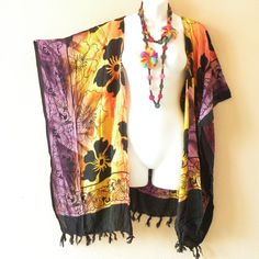 I Do Not Accept Offer Price Due To Low Markup. For Multiple Purchases , Text Me Via Each Posting So That I Can Create A Bundle Posting For You To Save Shipping Cost. Most Of My Clothing Are One Of The Kind So Please Check For Availability Before Buying. Bundle Up In Style With This Open Cute Cardigan/Duster Blouse Wrap. Design To Bring Comfort To Drape Beautifully To Wide Range Of Body Shapes And Sizes. With Luxuriously Premium Rayon Textured, This Open Front Cardigan Is A Must Have Layering Pie One Size Bohemian Purple Outerwear, Purple Bohemian Cotton Outerwear, Casual Purple Outerwear For Summer, Casual Purple Summer Outerwear, Bohemian Purple Outerwear For Festivals, Cute Cardigans, Open Front Cardigan, Text Me, Bat Wings