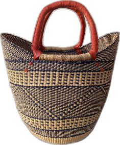 Market Basket Straw Bucket Bag, Natural Fiber Straw Bag With Rolled Handles For Shopping, Shopping Straw Bag With Rolled Handles, Handwoven Rattan Shopping Bag, Shopping Basket Bag Made Of Natural Fiber, Woven Top Handle Straw Bag For Market, Market Basket Straw Bag With Leather Handles, Handwoven Straw Basket Bucket Bag, Basket Bag With Braided Handles For Market