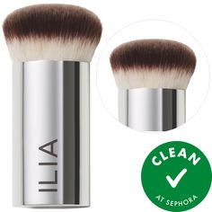 A cruelty-free, multi-tasking buff brush.Brush Formulation: Liquid and Cream Ingredient Callouts: It is cruelty-free.What Else You Need to Know: ILIA's Perfecting Buff Brush is a versatile tool that helps set complexion products faster. The densely packed bristles buff and blend both cream and liquid formulas seamlessly into the skin, creating a smooth finish. It is also easy to clean with mild soap and warm water. Multi Tasking, Mild Soap, Makeup Tools, Warm Water, Sephora, Cruelty Free, Need To Know, Tools, Skin