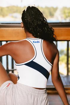 The Sporty Spice of our Keds collection. This easy sculpting tank can be worn casually or paired with a tennis skirt for a sporty look. Comes with a built in bra with removable cups for easy support and coverage. RH Monogrammed Logo on left chest for a preppy touch.Runs true to size.75% Polyester, 25% SpandexWash Cold, Hang Dry RHK-157-WHITE FRONT BODY LENGTH BUST (ACROSS) XS 18 1/2" 12 3/4" S 19" 13 3/4" M 19 1/2" 14 3/4" L 20" 15 3/4" XL 20 1/2" 16 3/4" Style Number: RHK-157-WHITE Sporty Spice, Sport Tank, Swimwear Sets, Tennis Skirt, Sporty Look, Monogram Logo, British Indian, Keds, Jacket Tops