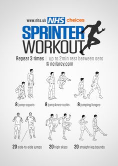 a poster with instructions on how to do a running workout for the beginner in your life