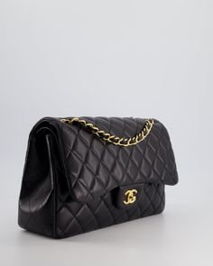 for more information on this item Brand - Chanel Model - Jumbo Double Flap Materials - Lambskin Leather Colour - Black Hardware - Gold Accompanied by original dustbag, box, Chanel and Entrupy aDelivery 5-8 or 10-15 working days Please note that during high season and Sale period, delivery times may be affected We accept payment with a Credit card, Debit card, or PayPal.Note: Our Items are totally New High quality Brand Inspired Refurbished. Please make sure you are well aware of it before buying Chanel Model, Chanel Black, Black Hardware, Flap Bag, Prada Bag, Lambskin Leather, Dior Bag, Chanel Bag, Gucci Bag