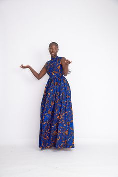 African Dress, Ankara Maxi Dress, African Print Dress, African Fashion, African Clothing, African Maxi Dress, Ankara Dress, Ankara Gown - Etsy Blue Cotton Maxi Dress, Fitted Batik Print Maxi Dress, Blue Batik Print Sleeveless Dress, Blue Sleeveless Batik Print Dress, Blue Cotton Maxi Dress Floor-length, Blue Cotton Floor-length Maxi Dress, Blue Sleeveless Dress With Batik Print, Blue Floral Print Long Dress, Blue Cotton Maxi Dress With Floral Print