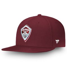 Score a classic Colorado Rapids look with this Primary Emblem Snapback adjustable hat from Fanatics Branded!Score a classic Colorado Rapids look with this Primary Emblem Snapback adjustable hat from Fanatics Branded!Material: 100% PolyesterHigh CrownStructured fitFlat billSnapbackSix-panel construction with eyeletsRaised embroiderySurface WashableOfficially licensedImportedBrand: Fanatics Branded Size: One Size. Color: Med Red. Gender: male. Age Group: adult. Material: Cotton. Classic Curved Brim Hats For Sports Events, Classic Adjustable Fitted Hat For Sports, Classic Adjustable Fitted Sports Hat, Classic Adjustable Sports Fitted Hat, Classic Sports Event Hat, One Size Fits Most, Classic Hats For Sports Events, Classic Adjustable Snapback Hat For Sports, Classic Adjustable Hats For Sports Events, Classic Sports Cap