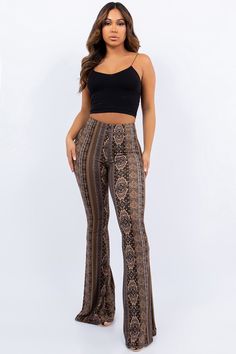 92% polyester 8% Spandex super soft and comfy Bellbottom pants Boho Flare Pants Outfits, Flare Pants Boho, Bellbottom Pants, Hippie Pants, Iranian Women, Boho Pants, Moda Boho, Bell Bottom Pants, Flare Leggings