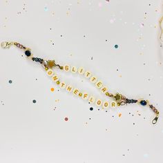 Glitter on the Floor Bracelet Beaded Double Strand Friendship Bracelet New Year's Day Lyrics Reputation Era - Etsy Beaded Bracelet For Best Friend Gift, Swifty Bracelet, Reputation Friendship Bracelet, Glitter On The Floor, Reputation Era, Pretty Accessories, Bracelets Design, New Year's Day, Bracelet Ideas