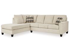 Abinger Natural 2pc Sectional with Chaise - Ornate Home Natural Sofas, Oversized Ottoman, Sectional With Chaise, Contemporary Sectional, Sectional With Ottoman, Dressed To Impress, Sectional Sleeper Sofa, Sleeper Sectional, Ashley Furniture Homestore