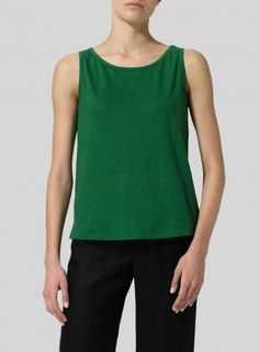 Linen Tanks & Camis | Plus Size Clothing Versatile Tank Top For Fall Layering, Basic Tank Top For Layering, Basic Layering Tank Top, Versatile Tank Vest For Spring, Vest Tops For Layering In Fall, Versatile Scoop Neck Tops For Layering, Solid Cotton Sweater Vest For Layering, Cotton Sweater Vest For Layering, Everyday Solid Vest Top