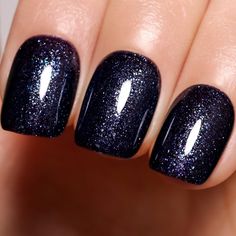 PRICES MAY VARY. 💖 Glitter Nail Polish Gel- 1Pcs 16ml (0.54oz) shimmer effect glitter Dark blue grey gel nail polish, elegant shades of popular and trendy glitter colors, Perfect for daily routine life or special occasions, a great gift idea for Christmas, New Years, Birthday. 💖 Speed Curing with Led Nail Lamp - The gel nail polish need to be cured under LED/UV light for 1-2 minutes. Base and Top coat required (not included in the package) 💖 Environmental & Healthy - Our gel nail polishes are Dark Nails Sparkle, Navy Shimmer Nails, Dark Grey Nails With Glitter, Shimmer Dip Powder Nails, Black Glitter Nails Short, Dark Silver Nails, Purple Short Acrylic Nails, Dark Purple Nails With Glitter, Powder Fall Nails