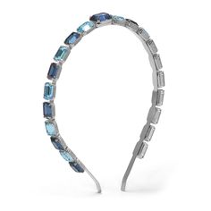 Elevate your style with the Mika Multi Crystal Strand Headband. Adorned with juicy colored Swarovski crystals, this headband adds a pop of color to any outfit. Perfect for special occasions or a night out, make a statement with this elegant accessory. Pair with the Mika Earrings for a head-turning look.  Made in NYC. Black Tie Optional, Glam Boho, Halo Headband, Headband Jewelry, Cocktail Jewelry, Everyday Basics, Elegant Accessories, Elevate Your Style, Wedding Bridesmaids