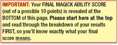 the final magic ability score is shown in red and white text on a yellow background