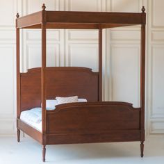 Lovely Louis Canopy Bed Tate House Canopy Bed, Light Wood Queen Bed With Posts, Arch Canopy King Bed, Four Poster Bed Mcgee, Modern Four Poster Bed Corner, Antique Iron Beds Canopy, Natural Wood Four Poster Bed, Faux Poster Bed, Half Four Poster Bed