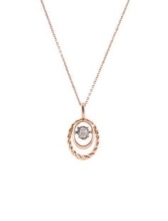 14K Rose Gold & 14K White GoldIncludes Tag Luxury 14k Rose Gold Oval Jewelry, 14k Rose Gold Necklace For Formal Occasions, 14k Rose Gold Formal Necklace, Formal 14k Rose Gold Necklace In Gold Color, Formal 14k Rose Gold Necklaces, Elegant Hallmarked Rose Gold Necklaces, Elegant Rose Gold Hallmarked Necklaces, Elegant Pink Gold Tarnish Resistant Jewelry, Elegant Pink Gold Tarnish-resistant Jewelry