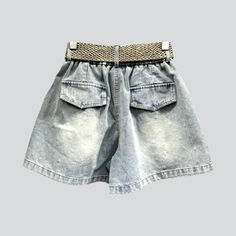 Unveil the vintage glamour of our 2023 Summer Collection the y2k women's loose denim shorts! These high-waisted shorts offer a timeless blend of nostalgia and modern style. with its unique embellishments. sanded finish. and intricate zipper & button closure.Why You'll Fall In LoveThese shorts capture the spirit of the millennium's iconic fashion scene. with its vibrant rhinestones. loose silhouette. and painted print. Every detail promises to transform your look into a timeless masterpiece.Unmis Summer High-waisted Jean Shorts With Belt Loops, Summer Jean Shorts With Belt Loops, Short Jean Shorts With Belt Loops For Summer, Summer Denim Blue Shorts With Belt Loops, Denim Blue Shorts With Belt Loops For Summer, Summer Denim Jean Shorts With Belt Loops, Trendy Summer Jean Shorts With Belt Loops, Denim Jean Shorts With Belt Loops For Summer, Jean Shorts With Belt Loops For Summer