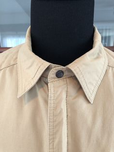 "Vintage Members Only Jacket All zippers and snaps work as designed One sleeve inner lining has tear. Easy repair. Doesn't affect wear or look as it is. Just pointing it out. Good clean vintage shape Size 44 23\" sleeves 22\" across the shoulders 24\" armpit to armpit 25.5\" collar to bottom length" Vintage Solid Color Button-up Outerwear, Vintage Long Sleeve Utility Jacket, Collared Utility Jacket For Outdoor, Vintage Collared Outerwear With Button Cuffs, Classic Collared Utility Jacket For Outdoor, Vintage Button-up Utility Jacket For Outdoor, Vintage Button-up Outerwear For Outdoor, Vintage Collared Outerwear With Button Closure, Vintage Outerwear With Button Cuffs