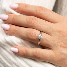 0,5 Carat LAB Diamond Engagement Ring on finger 0.5ct Engagement Ring, Engagement Rings 0.5 Carat, 0.70 Carat Engagement Ring, 0 7 Carat Engagement Ring, 0 5 Carat Engagement Ring, Promise Rings Simple, 14k Gold Engagement Ring, Detailed Engagement Ring, Engagement Rings Affordable