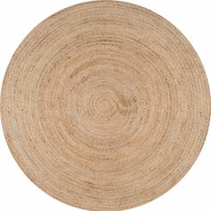 a round rug on a white background