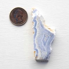 Blue Lace Agate - A member of the Agate family, this trusted blue and white stone is associated with the Throat Chakra, but it can be helpful with all of the upper chakras. It has a gentle and calming energy that is soft and receptive. It supports connection to the higher Self and enables one to discern the truth. Blue Lace Agate is excellent in aiding communication by opening the Throat Chakra and allowing for positive self-expression. It dissolves old blocks that hinder self-expression, includ Blue Lace Agate Crystal Meaning, Blue Lace Agate Tower, The Throat Chakra, Spiritual Blue Agate Jewelry, Blue Agate Geodes, Blue Agate Geodes With Natural Stones, Blue Lace Agate Bracelet, Higher Self, Throat Chakra