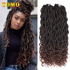 Find 20 Inch Faux Locs Crochet Hair Extensions Synthetic Soft With Curly Ends Wavy on eBay in the category Health & Beauty>Hair Care & Styling>Hair Extensions & Wigs>Hair Extensions. Types Of Crochet Hair, Hair Boards, Locs Curly, Hair Vanity, Curly Crochet Hair, Color Cobrizo, Faux Loc, Faux Locs Crochet, Boho Locs