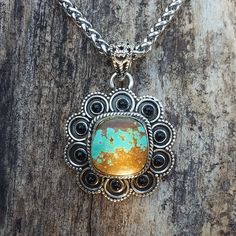 WANTED all over the Universe. Turquoise is recognized Sought After by early KINGS, MOVERS, and SHAKERS! Turquoise is said to be a vessel Imbued with energies associated with Heaven! All My Turquoise is Carefully chosen from around the World. I love the Raw Authentic look and feel of the stone...so I do not over polish the Turquoise! True Bohemian Style...an Original work of Art that you can treasure for a lifetime! Each of My Creations are One of A Kind and are Hand wrought to bring out the best Southwestern Turquoise Jewelry For Weddings, Turquoise Beaded Pendant Jewelry, Artisan Pendant Jewelry For Vintage Collection, Artisan Pendant Jewelry From Vintage Collection, Artisan Pendant For Vintage Jewelry Collection, Spiritual Nickel-free Turquoise Pendant Necklace, Spiritual Turquoise Pendant Jewelry, Southwestern Style Turquoise Jewelry For Gifts, Turquoise Round Pendant Spiritual Jewelry