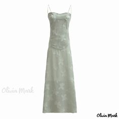 Olivia Mark - Elegant Embroidered Bodycon Halter Gown Dress Collar, Halter Gown, Types Of Skirts, Collar Dress, Olivia Mark, Types Of Collars, Elegant Dresses, Light Green, Types Of Sleeves