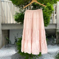 💃 The skirt comes with an elastic waistband and is standardly designed to fit waist from 24 to 36 inches. For alternative sizing, please contact us to arrange a custom fit. ✨Hey fashionistas, get ready to dance into the new season with our pink skirt! 🌸💃 This women's spring and autumn must-have is a high-waist big swing skirt that's perfect for adding a pop of color and a whirl of style to your wardrobe. Our A-line, long, and cake skirt design is not just a skirt; it's a fairy skirt that's lined for comfort and ready to make every day feel like a celebration. Plus, it's the perfect gift for the girl who loves to twirl. So go ahead, add a touch of sweetness and elegance to your look and make every step a runway walk! 👗 Solid Color Tiered Gathered Mini Skirt, Voluminous Skirt With Elastic Waistband, Solid Full Skirt With Elastic Waistband, Flowy Tiered Skirt With Elastic Waistband, Spring Maxi Skirt With Gathered Detail, Solid Color Full Ruffled Skirt, Pink Tiered Maxi Skirt With Elastic Waistband, Spring Long Skirt With Elastic Waistband, Solid Tiered Skirt With Elastic Waistband