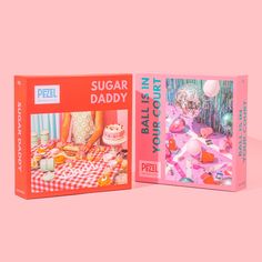 Our two most popular puzzles, combined into one bundle for major savings! – 2 1000 piece jigsaw puzzles - Sugar Daddy, Ball is in Your Court– Complete Puzzle Dimensions: 20” x 28”– Box Dimensions: 9.45" x 9.45" x 2.28” All Pezel Puzzles are made with 100% recyclable materials and have a smooth velvet texture finish on both the outer box and puzzle pieces, ensuring each puzzle feels as good as it looks. Each jigsaw puzzle includes a reusable zipper bag and artwork poster. Cute Puzzles, Cool Puzzles, Puzzle Photography, Jigsaw Puzzles Art, Artwork Poster, Velvet Texture, Recyclable Materials, 1000 Piece Puzzle, Puzzle 1000