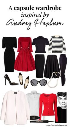 Audrey Hepburn Style Outfits, Ținute Business Casual, Audrey Hepburn Inspired, Classic Capsule Wardrobe, Style Essentials, Audrey Hepburn Style, Fashion Capsule Wardrobe, Hepburn Style, Look Retro