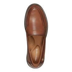 Jaylin Casual Loafers – Easy Spirit Easy Spirit, Casual Loafers, Medium Brown, Arch Support, Brown Leather, Arch, Loafers, Technology, Leather