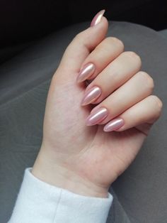 Introverted Extrovert, Simple Gel Nails, Casual Nails, Blush Nails, Pearl Nails, Soft Nails, Neutral Nails, Introverted, Classy Nails