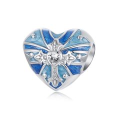 View our 925 sterling silver charm collection that will add an element of elegance to your pandora bracelet. Click to shop now!  https://www.etsy.com/shop/Hitye ❤️ Description ❤️ You will receive a Heart Cross Pendant The cross pendant with the style of Buccellati originating from Italy's artistic treasures blends faith with fashion perfectly. It witnesses your growth and transformation to enrich your life with vibrancy and diversity. - Material:925 Sterling Silver, Cubic Zirconia - Theme:Heart Cross Pendant - Compatible: Pandora Bracelet Authentic - Idea Gift: [Gift for Girlfriend,  for Her, for Women] - Perfect for: [Christmas gifts, Birthday gifts, Graduation gifts] ❤️ Pandora Charm Alternatives ❤️ Most of our charms are compatible with pandora bracelets, they are the perfect alternativ Charms Pandora, Bracelet Pandora, Fitness Bracelet, Pandora Bracelets, Cross Charms, Colorful Heart, Blue Butterfly, Sterling Silver Heart, Sterling Silver Charm